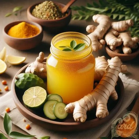 Ilustrasi membuat minuman, jamu tradisional. (Photo by Katherine Hanlon on Unsplash)