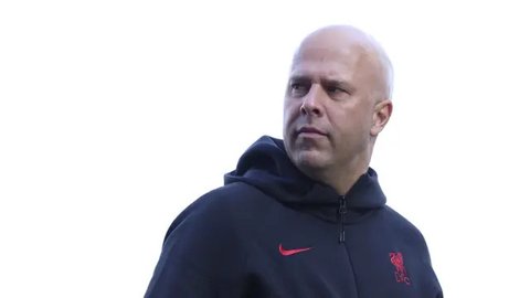 Ekspresi Erik Ten Hag setelah MU dikalahkan Newcastle United 0-2 dalam pertandingan pekan ke-29 Liga Inggris 2022/2023 yang berlangsung di St. James Park, Minggu (2/4/2023) WIB. (AFP/Oli S