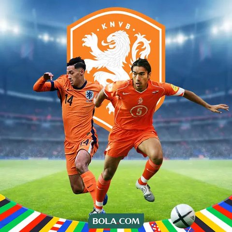 Pemain Timnas Belanda, Tijjani Reijnders, melakukan selebrasi setelah mencetak gol ke gawang Bosnia dan Herzegovina di laga UEFA Nations League. (AP Photo/Peter Dejong)