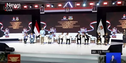 Bersaing di Pilbup Bandung Barat, 7 Potret Jeje Govinda, Hengky Kurniawan sampai Gilang Dirga di Momen Debat
