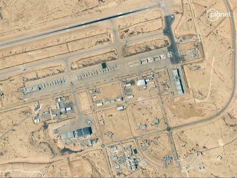 FOTO: Terungkap Lewat Satelit, Ini Potret Pangkalan Militer Israel Babak Belur Dihantam Rudal Iran