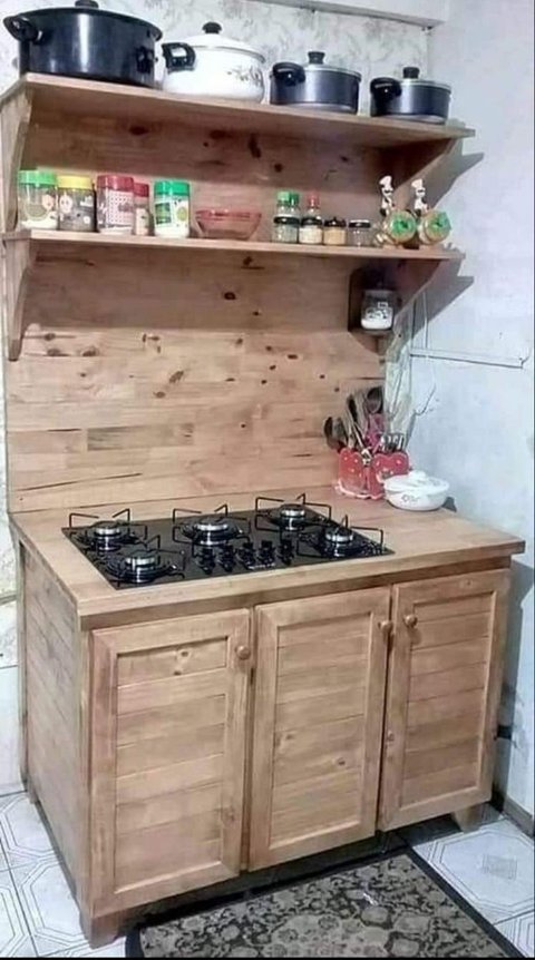 14 Desain Meja Kompor Minimalis, Bikin Dapur Jadi Lebih Praktis, Fungsional, dan Estetik