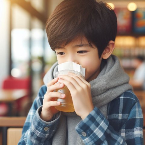 Benarkah Minum Es atau Minuman Dingin Bisa Membuat Anak Batuk? Ketahui Penyebab Sebenarnya