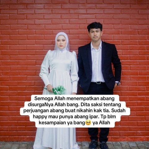 Wanita Ini Terpukul saat Calon Suami Meninggal Dunia H-2 Pernikahan, Kisahnya Bikin Haru