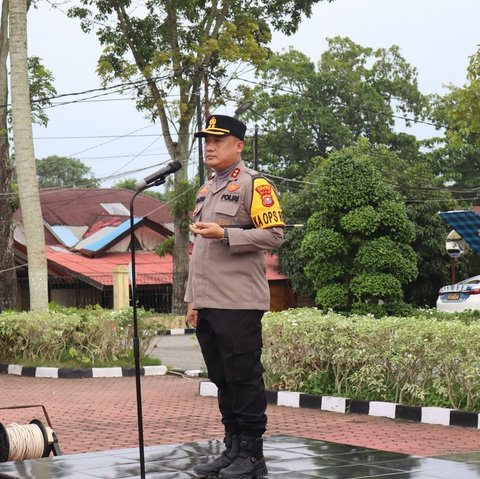 Pimpin Apel Pagi, Kapolres Rohil Ingatkan Personel Jaga Integritas dan Netralitas di Pilkada