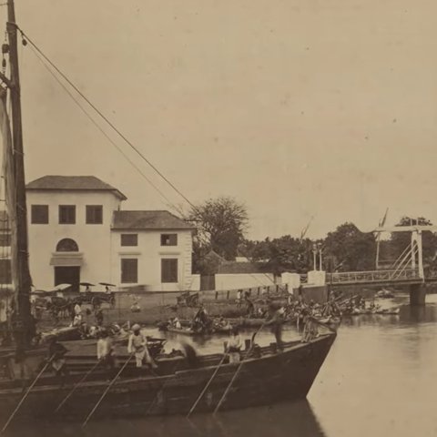 Bangunan bekas balai perikanan zaman Belanda di Jakarta