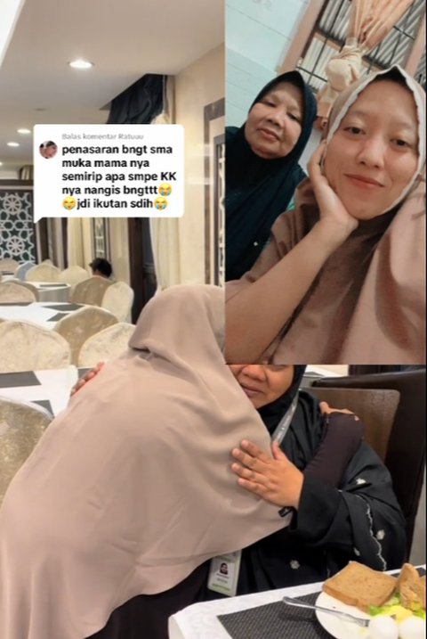 Auto Menangis, Momen Wanita Temui Ibu yang Mirip dengan Mendiang Ibu Kandungnya saat Umrah Ini Bikin Mewek