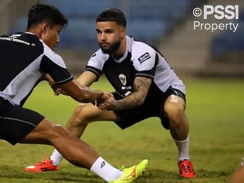 FOTO: Intip Latihan Pemain Timnas Indonesia Jelang Lawan Bahrain, Mess Hilghers Fokus Menangkan Setiap Laga