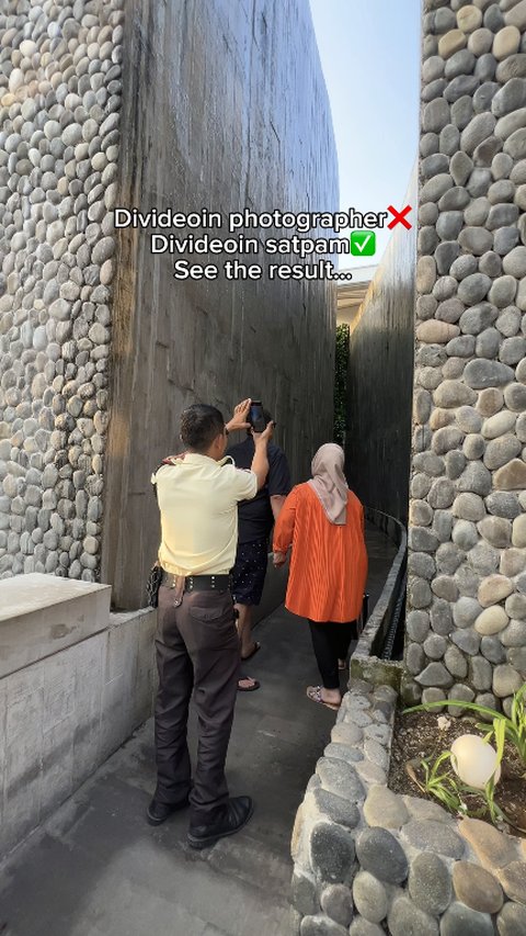 Viral Momen Satpam Unjuk Kemampuannya saat Video Para Pengunjung, Hasilnya Menakjubkan