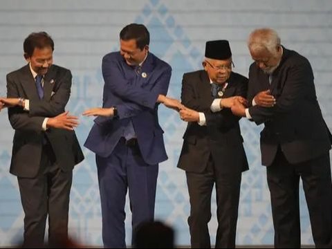 FOTO: Momen Wapres Ma'ruf Amin Gantikan Jokowi Pimpin Delegasi Indonesia di KTT ASEAN Laos