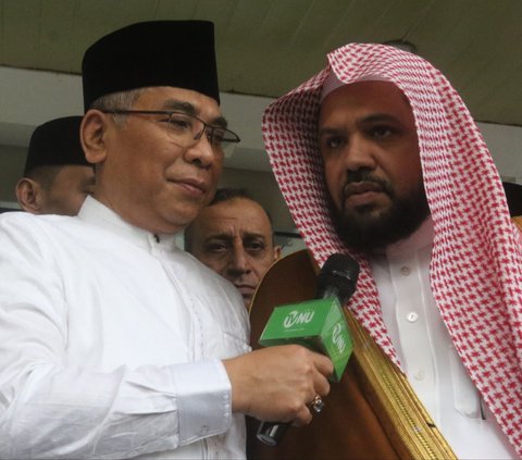 FOTO: Momen Imam Besar Masjid Nabawi Silaturahmi ke Markas PBNU