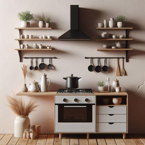 5 Desain Rak Dapur Minimalis yang Cocok untuk Dapur Cantik Impian, Fungsional dan Praktis