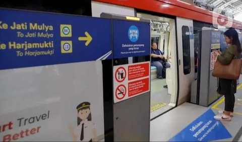 FOTO: Catat! Segini Tarif Khusus LRT Jabodebek Tiap Akhir Pekan