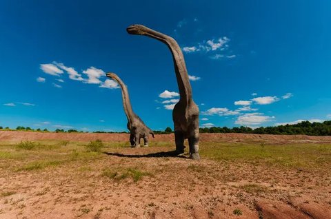 nama nama dinosaurus Ilustrasi dibuat Stable Diffusion