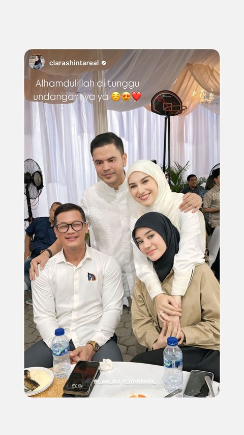 Irish Bella dan Haldy Sabri Datang ke Sebuah Acara, Tampak Bahagia - Air Rumi Tertawa Lepas Sambil Tiduran ke Ayah Sambung