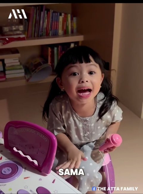 Gemasnya Kelakuan Ameena Anak Atta dan Aurel, Penuh Penghayatan Nyanyi Lagu Mahalini