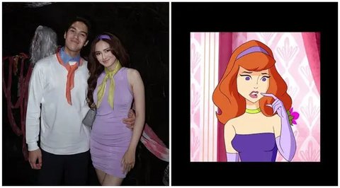 Potret Pasangan Artis Rayakan Halloween. (Sumber: Instagram/syifahadju/julianjacs)