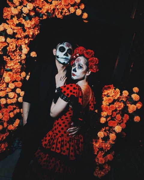 8 Potret Bunga Citra Lestari Tampil Dia De Los Muertos, Netizen Malah Berdebat!<br>