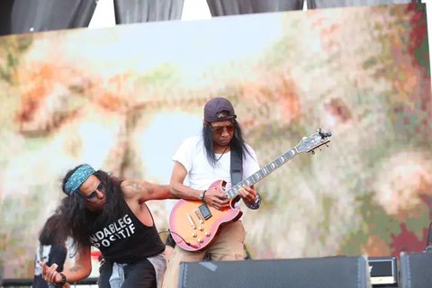 Rommy Uyung, promotor  Rock Legends Festival dari pihak BDG. (Foto: Ruly Riantrisnanto)