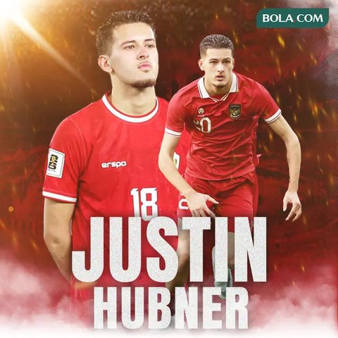 Timnas Indonesia - Ilustrasi Justin Hubner (Bola.com/Adreanus Titus)
