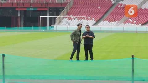 FOTO: Penampakan Kondisi Terbaru Rumput Stadion GBK Jelang Timnas Indonesia vs Jepang