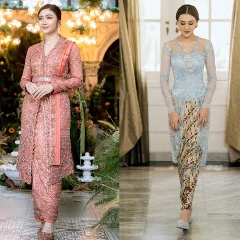 Mulai dari Beby Tsabina hingga Febby Rastanti, berikut potret gaya kebaya modern artis saat lamaran 2024. [@bebytsabina].