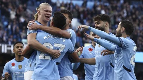 Premier League - Brighton Vs Manchester City (Bola.com/Adreanus Titus)
