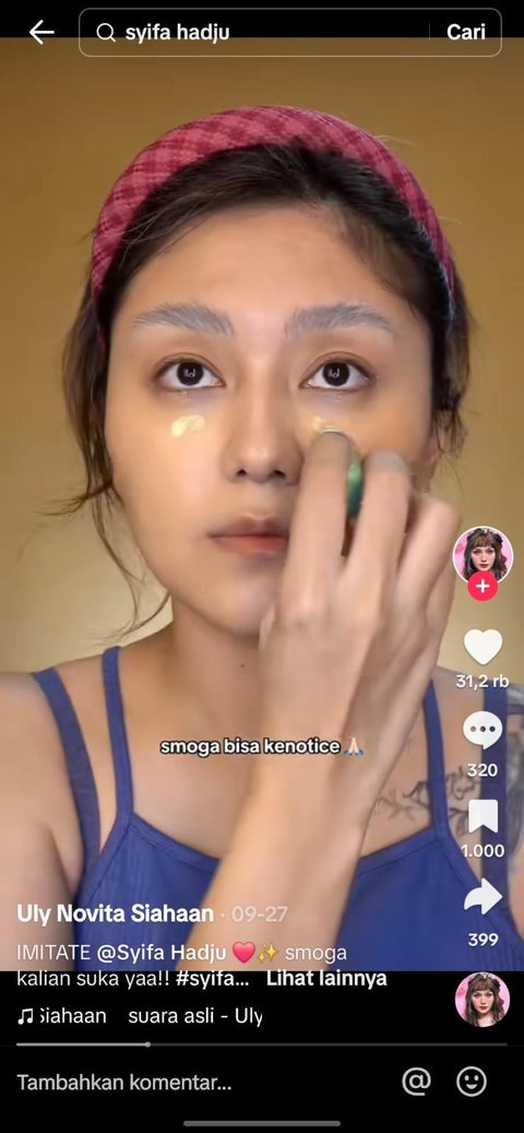 Tutorial Makeup Syifa Hadju, Hasilnya Mirip Bak Kembar di TikTok