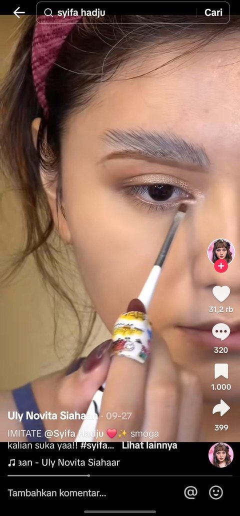 Tutorial Makeup Syifa Hadju, Hasilnya Mirip Bak Kembar di TikTok