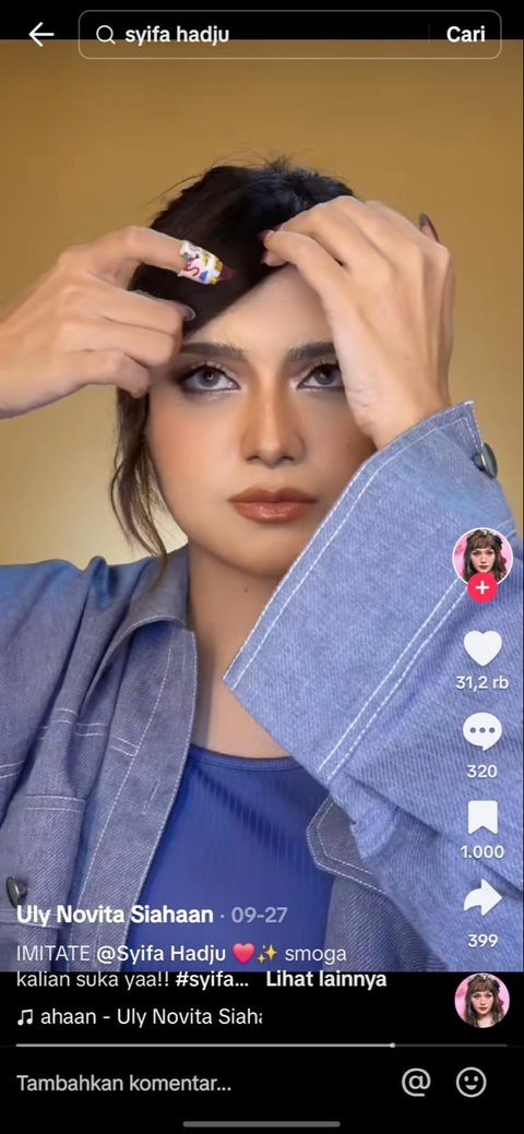 Tutorial Makeup Syifa Hadju, Hasilnya Mirip Bak Kembar di TikTok