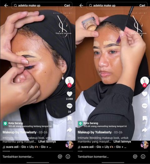 Makeup Pengantin untuk Vitiligo, Hasilnya Flawless dan Viral di TikTok