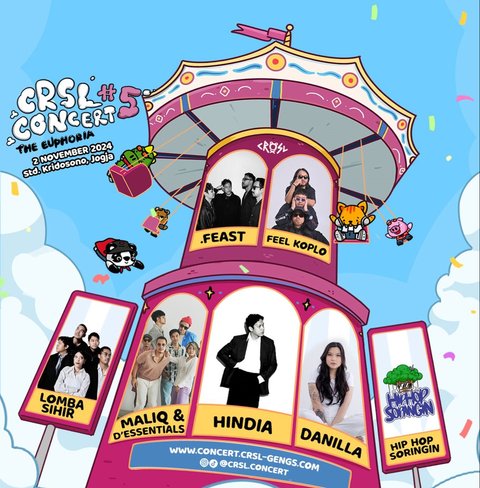 Kembali Hadir, CRSL CONCERT #5 "The Euphoria" Siap Guncangkan Skena Musik Yogyakarta