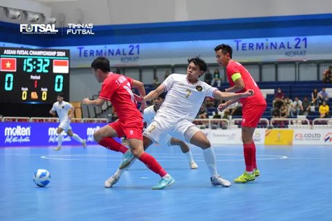 Timnas Futsal Indonesia di Piala AFF Futsal 2024. (Bola.com/Dok.Federasi Futsal Indonesia).