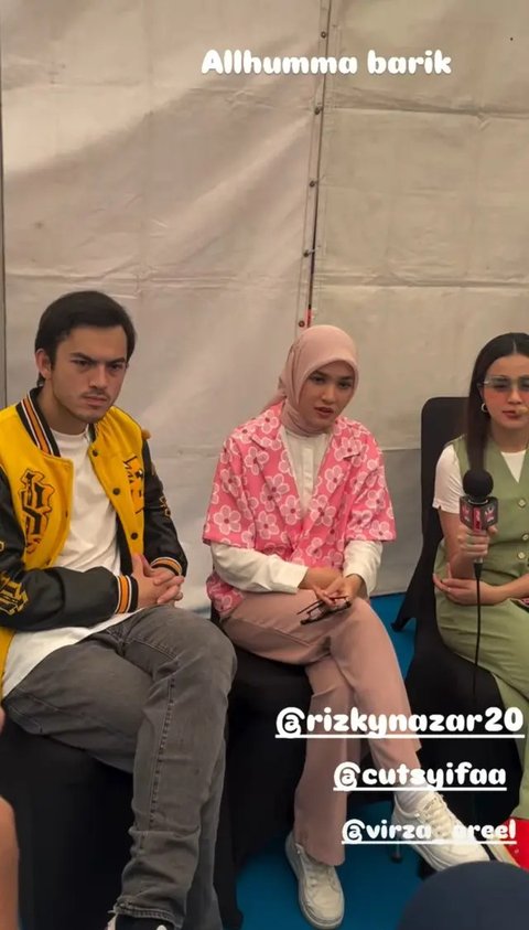 Kebersamaan Rizky Nazar dan Cut Syifa Kondangan Bareng (Sumber: Instagram/cutsyifa)