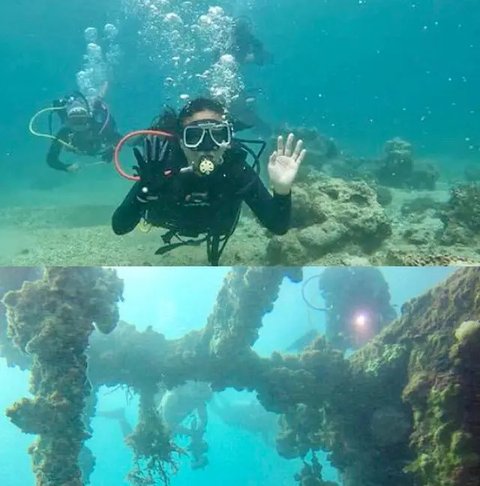 Taman Nasional Bunaken posisi pertama tempat menyelam terbaik di Asia (dok Instagram @btn_bunaken/https://www.instagram.com/p/DBueymmo10H/?igsh=MWt6aTdpNXJpbXQzdg==/Maheza Nurmiagita)