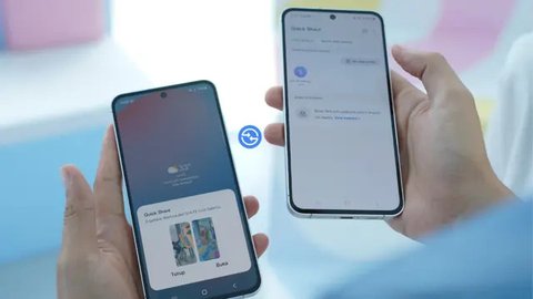 Fitur Quick Share di HP Samsung (Liputan6.com/Giovani Dio Prasasti)