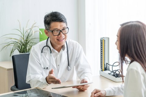 Ilustrasi konsultasi dengan dokter.