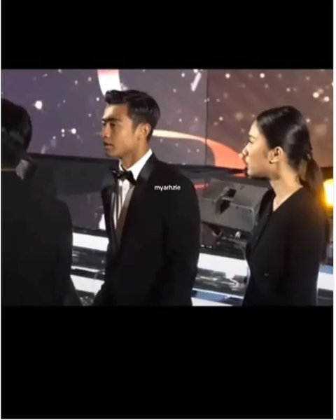 Momen Pratama Arhan dan Azizah Salsha hadiri acara bareng usai isu perselingkuhan. (sumber: Instagram/thariqhalilintar/arhanazizah.official)
