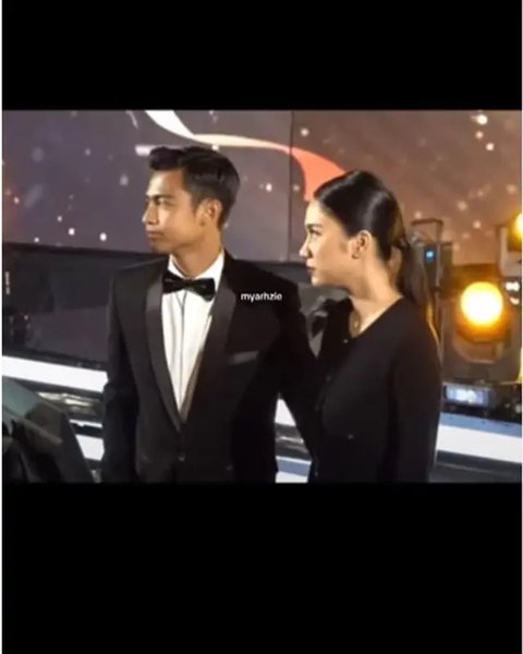 Momen Pratama Arhan dan Azizah Salsha hadiri acara bareng usai isu perselingkuhan. (sumber: Instagram/thariqhalilintar/arhanazizah.official)
