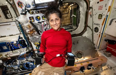 Foto Memprihatinkan Sunita Williams Astronot NASA Sebelum dan Sesudah Terjebak di Stasiun Luar Angkasa, Kurus Makan Seadanya