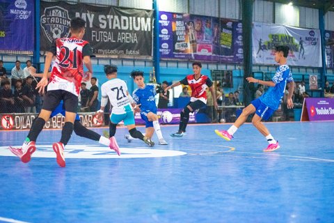 Laga pertandingan AXIS Nation Cup 2024.