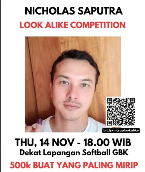 Foto Nicholas Saputra dengan potongan rambut pendek yang rapi (Sumber: Pinterest/wowkeren.com)
