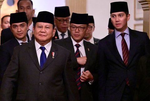 Potret Budi Djiwandono Dampingi Presiden Prabowo Makan Malam di AS