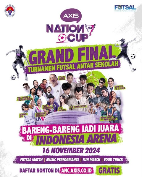 Grand Final AXIS Nation Cup 2024 Sudah di Depan Mata, Yuk Daftar Sekarang Gratis!