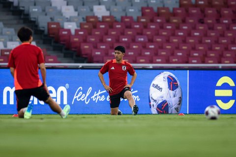 FOTO: Mengintip Timnas Jepang Jajal Rumput Stadion Gelora Bung Karno Jelang Hadapi Timnas Indonesia