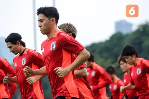 Kualifikasi Piala Dunia 2026 - Indonesia Vs Jepang: Shin Tae-yong, Jay Idzes, Marselino Ferdinan vs Hajime Moriyasu, Wataru Endo, Kaoru Mitoma (Bola.com/Adreanus Titus/Geaby Fadhilatu Shol