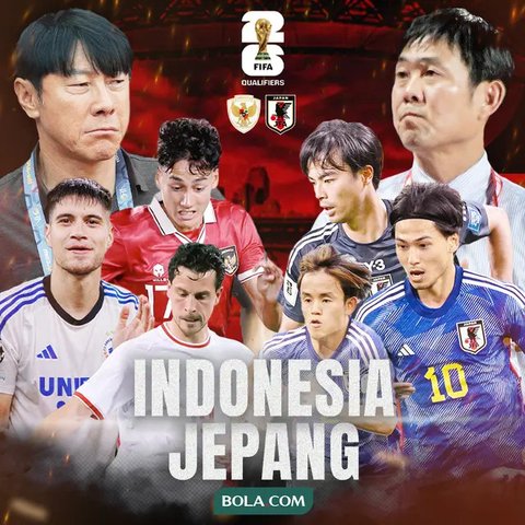 Kualifikasi Piala Dunia 2026 Zona Asia - Timnas Indonesia Vs Jepang (Bola.com/Adreanus Titus)