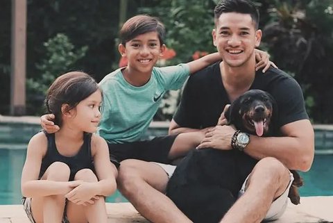 Transformasi Kebersamaan Andrew Whita dan Dua Anaknya. (Sumber: Instagram/andrew.white._)