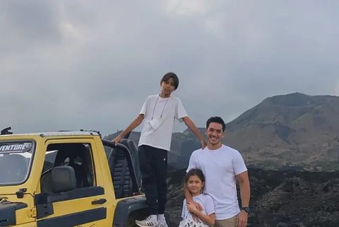 Transformasi Kebersamaan Andrew Whita dan Dua Anaknya. (Sumber: Instagram/andrew.white._)