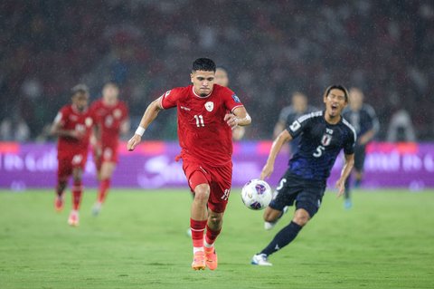 FOTO: Timnas Indonesia Menyerah 0-4 di Tangan Jepang